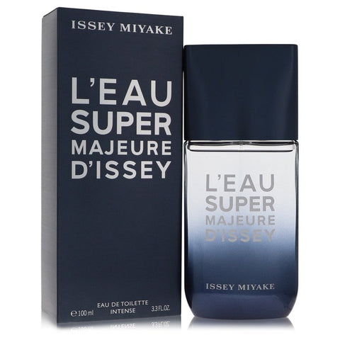 L'eau Super Majeure d'Issey by Issey Miyake Eau De Toilette Intense Spray 3.3 oz for Men FX-545223