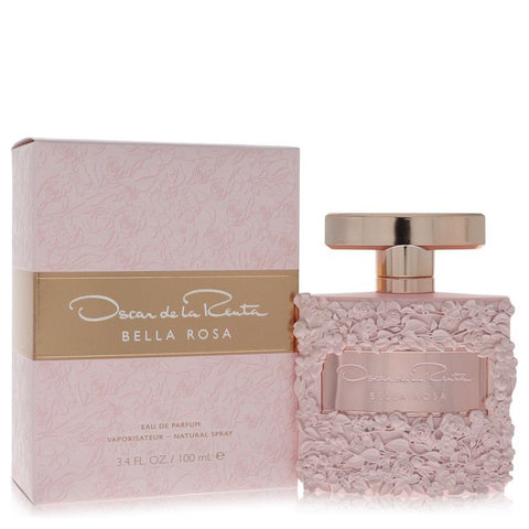 Bella Rosa by Oscar De La Renta Eau De Parfum Spray 3.4 oz for Women FX-546595