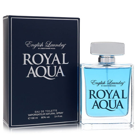 Royal Aqua by English Laundry Eau De Toilette Spray 3.4 oz for Men FX-514672