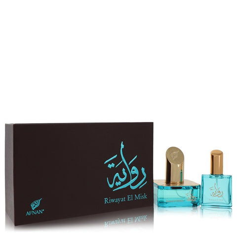 Riwayat El Misk by Afnan Eau De Parfum Spray + Free .67 oz Travel EDP Spray 1.7 oz for Women FX-541126