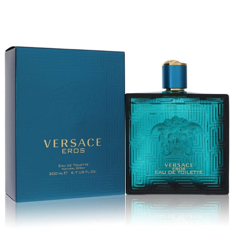 Versace Eros by Versace Eau De Toilette Spray 6.7 oz for Men FX-517620