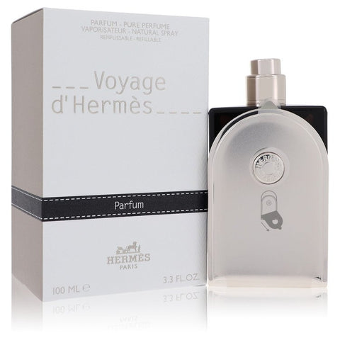 Voyage D'Hermes by Hermes Pure Perfume Refillable 3.3 oz for Men FX-513623